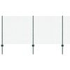 vidaXL Maschendrahtzaun mit Pfosten 25 x 1 m PVC-beschichteter Stahl