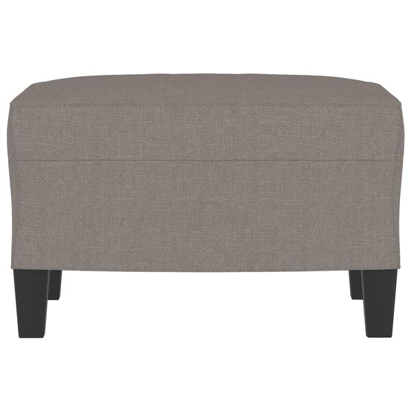 vidaXL Fußhocker Taupe 60x50x41 cm Stoff