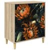 vidaXL Kommode LOCHEM Orangenmuster 66 x 36,5 x 75 cm Holzwerkstoff