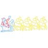 vidaXL Weihnachtsdekoration 1224 LEDs Mehrfarbig 69 x 79 cm PVC