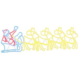 vidaXL Weihnachtsdekoration 1224 LEDs Mehrfarbig 69 x 79 cm PVC