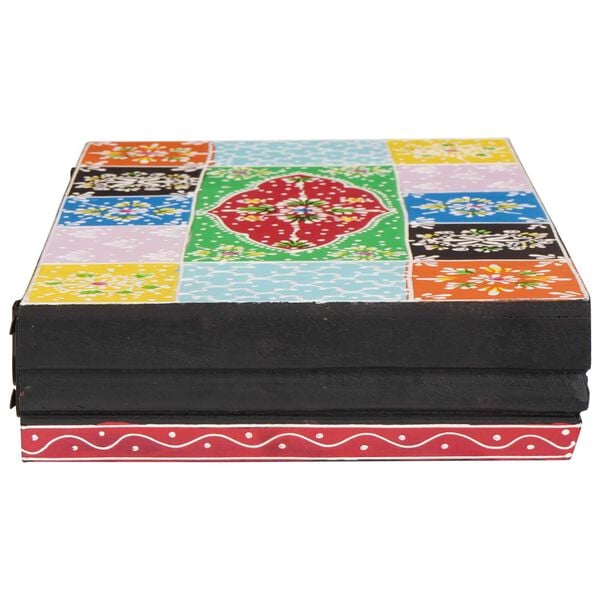 vidaXL Wandregale Mehrfarbig 40 x 20 x 6 cm Massivholz Mango