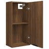 vidaXL Wand-Badschrank Braun Eichen-Optik 32x20x67 cm