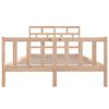 vidaXL Massivholzbett Kiefer 120x200 cm