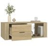 vidaXL Couchtisch Sonoma-Eiche 100x50,5x35 cm Holzwerkstoff