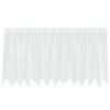 vidaXL Spitzenvorhang Wei&szlig; 100 x 300 cm Polyester