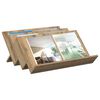 vidaXL Magazinregal Artisan-Eiche 65 x 53 x 28,5 cm Holzwerkstoff