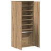vidaXL Hochschrank Artisan-Eiche 80 x 39 x 178 cm Holzwerkstoff