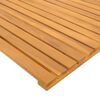 vidaXL Badematte Uni Braun 50 x 50 cm Holz