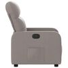 vidaXL Relaxsessel Taupe Stoff