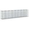 vidaXL Gabionen-Hochbeet 2 stk. 330 x 50 x 80 cm Verzinkter Stahl