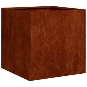 vidaXL Pflanzk&uuml;bel Rostig 40x40x40 cm Wetterfester Stahl