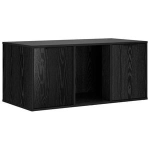 vidaXL Katzenkiste M&ouml;bel Schwarz Eichen-Optik 100 x 49 x 45 cm