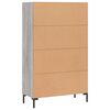 vidaXL Highboard Grau Sonoma 69,5x31x115 cm Holzwerkstoff