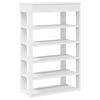 vidaXL Schuhregal Wei&szlig; 60x30x98 cm Holzwerkstoff