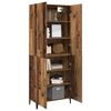 vidaXL Highboard 2 pcs Altholz Holzwerkstoff