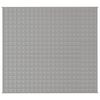 vidaXL Gewichtsdecke Grau 200x225 cm 13 kg Stoff