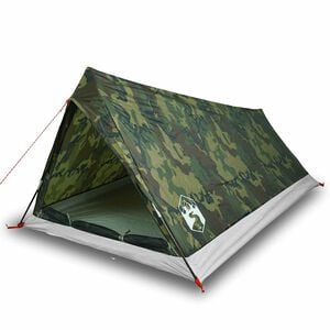 vidaXL Campingzelt 2 Personen Tarnmuster Wasserdicht