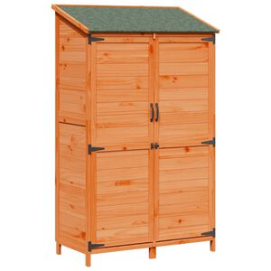 vidaXL Garten Shed Braun 106,5 x 56 x 176 cm Holzwerkstoff