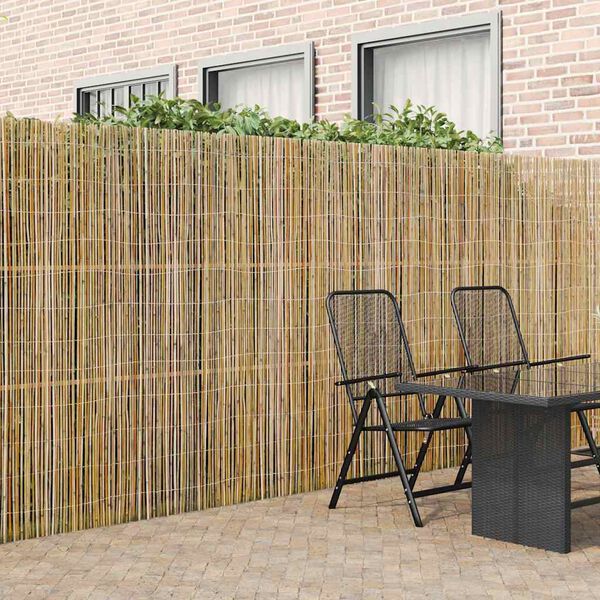 vidaXL Bambuszaun Natur 300 x 180 cm Bambus