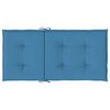 vidaXL Niedriglehner-Auflagen 4 Stk. Melange Blau 100x50x4 cm Stoff