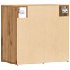 vidaXL Schuhschrank Artisan-Eiche 52x30x50 cm