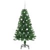 vidaXL K&uuml;nstlicher Weihnachtsbaum mit 150 LEDs mit St&auml;nder Gr&uuml;n 150 cm