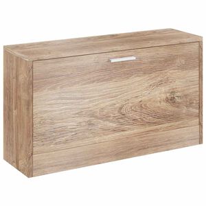 vidaXL Schuhbank Eiche 80x24x45 cm