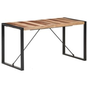 vidaXL Esstisch 140x70x75 cm Massivholz