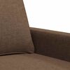 vidaXL 3-Sitzer-Sofa Braun 180 cm Stoff