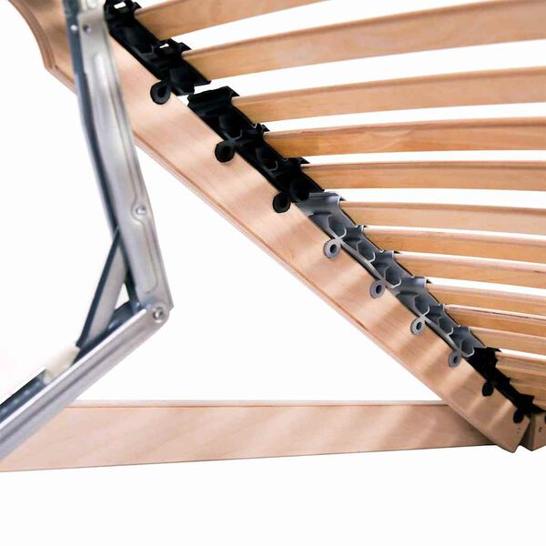 vidaXL Bett-Lattenrost Braun 140 x 190 cm Massivholz Buche