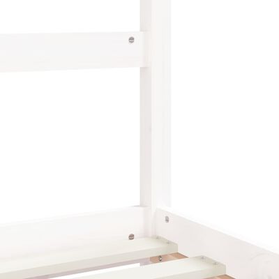 vidaXL Kinderbett Weiß 80x160 cm Massivholz Kiefer