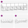 vidaXL Outdoor-Sofagarnitur mit Kissen 6 pcs Natur und Creme