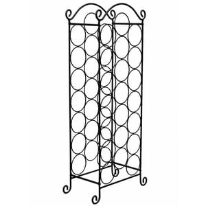vidaXL Flaschenregal f&uuml;r 21 Flaschen Metall