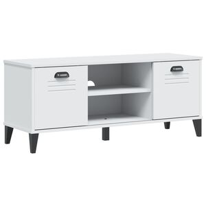 vidaXL Schuhbank VIKEN Wei&szlig; 106x35x45 cm Holzwerkstoff