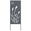 vidaXL Garten Sichtschutz-Leinwand Anthrazit 50 x 140 cm