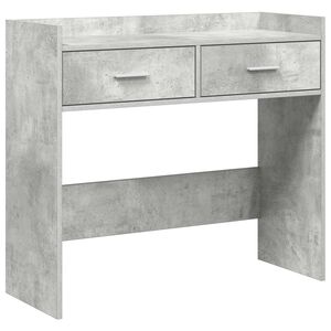 vidaXL Konsolentisch Betongrau 90 x 35 x 80 cm Holzwerkstoff