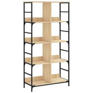 vidaXL B&uuml;cherregal Sonoma-Eiche 78,5x33x153 cm Holzwerkstoff