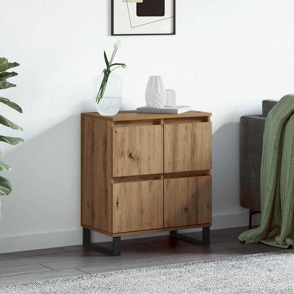 vidaXL Sideboard Artisan-Eiche 60 x 35 x 70 cm