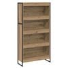 vidaXL B&uuml;cherregal 80 x 30 x 155 cm Holzwerkstoff Kunsthandwerk Eiche