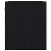 vidaXL Wand-Nachttische 2 Stk. Schwarz Eichen-Optik 38x34x40 cm