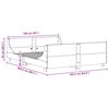 vidaXL Massivholzbett ohne Matratze 160x200 cm Kiefernholz
