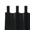 vidaXL Verdunkelungsvorh&auml;nge 2 pcs Schwarz 140 x 260 cm Samt