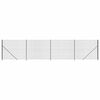 vidaXL Maschendrahtzaun mit Bodenflansch Anthrazit 2,2x10 m