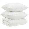 vidaXL G&auml;nsedaunen-Bettdecken-Set 90% FULDA 3 stk. 200 x 240 cm Wei&szlig;