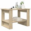 vidaXL Couchtisch Sonoma-Eiche 72 x 50 x 50 cm Holzwerkstoff