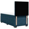 vidaXL Boxspringbett mit Matratze Blau 90x190 cm Samt