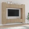 vidaXL 8-tlg. TV-Schrank-Set Sonoma-Eiche Holzwerkstoff