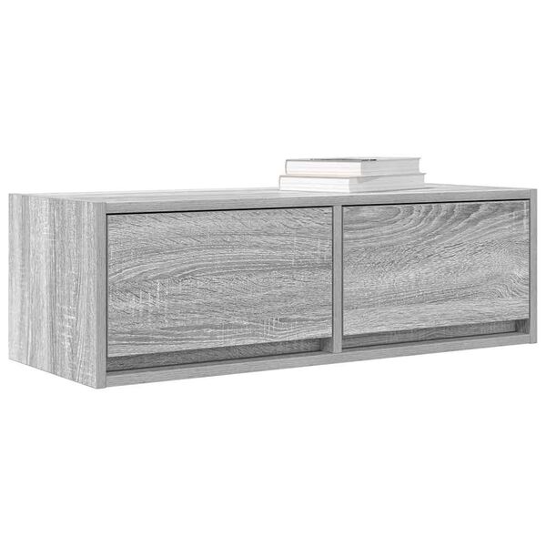 vidaXL TV-Schrank Grau Sonoma 80x31x25,5 cm Holzwerkstoff