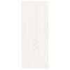 vidaXL Weinregal Weiß 62x25x62 cm Massivholz Kiefer